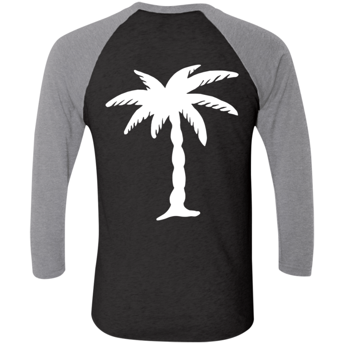 Coconut Kingdom Baseball T-Shirt Black (Unisex)