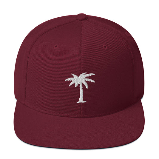 Coconut Kingdom Maroon Snapback Hat