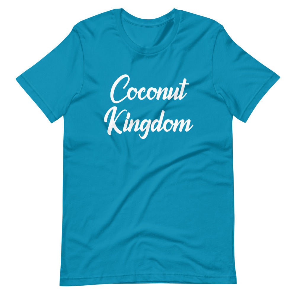 Classic Coconut Kingdom Short-Sleeve Unisex Blue T-Shirt