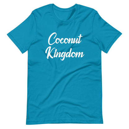 Classic Coconut Kingdom Short-Sleeve Unisex Blue T-Shirt