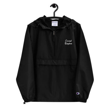 Coconut Kingdom Embroidered Champion Packable Jacket