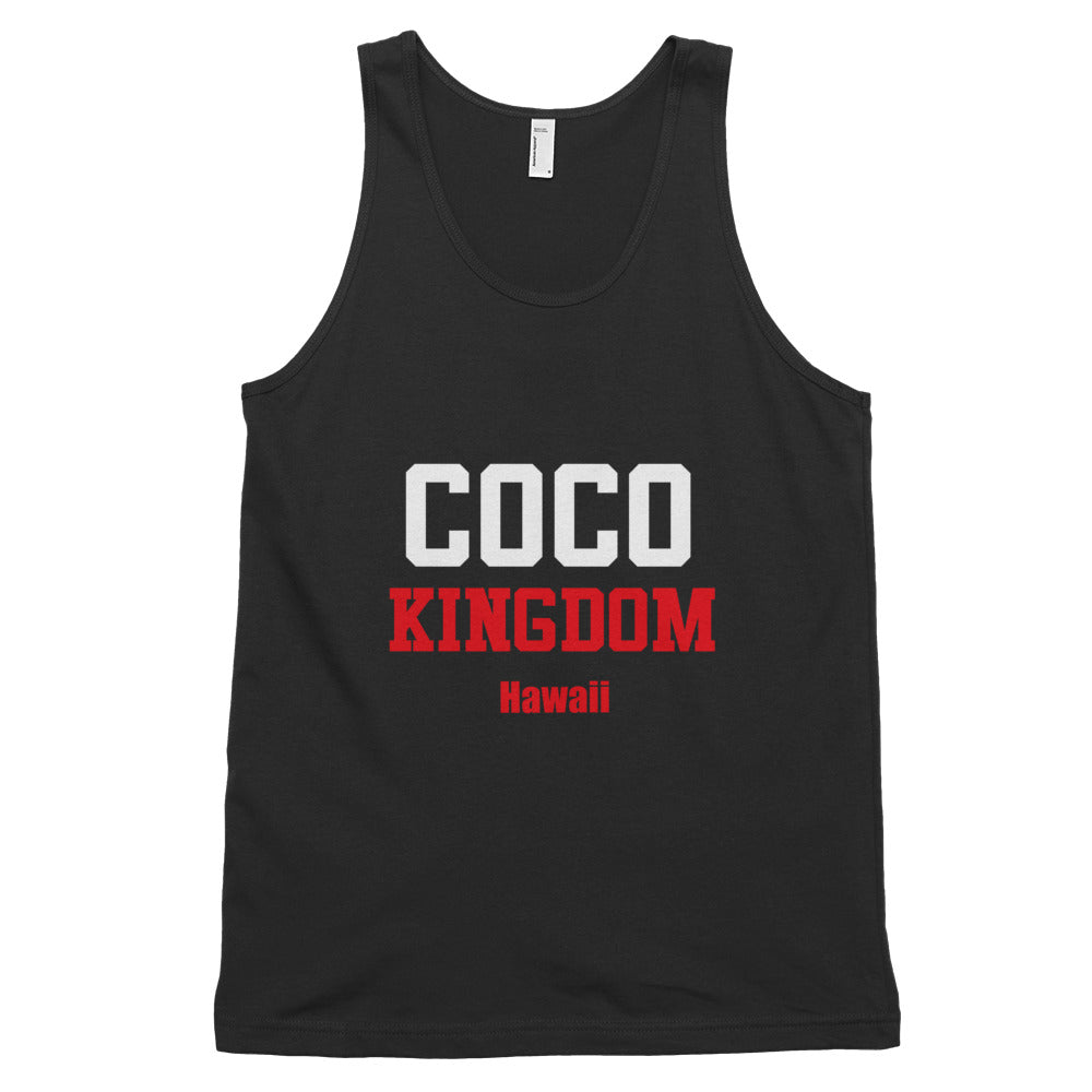 Coco Kingdom tank top Black Red Camo(Unisex) American Apparel