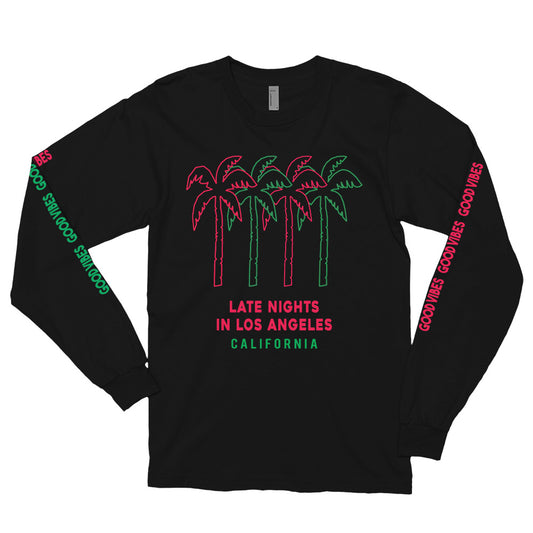 Coconut Kingdom Late Nights Long sleeve t-shirt